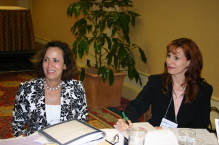 Justice Pariente and Celene Humphries