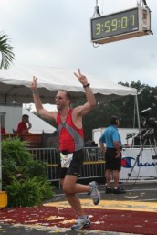 Matt Finishing The Disney Marathon 2008