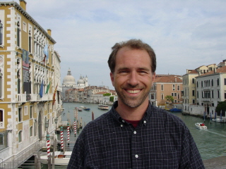 Me on the Accademia Bridge in Venice